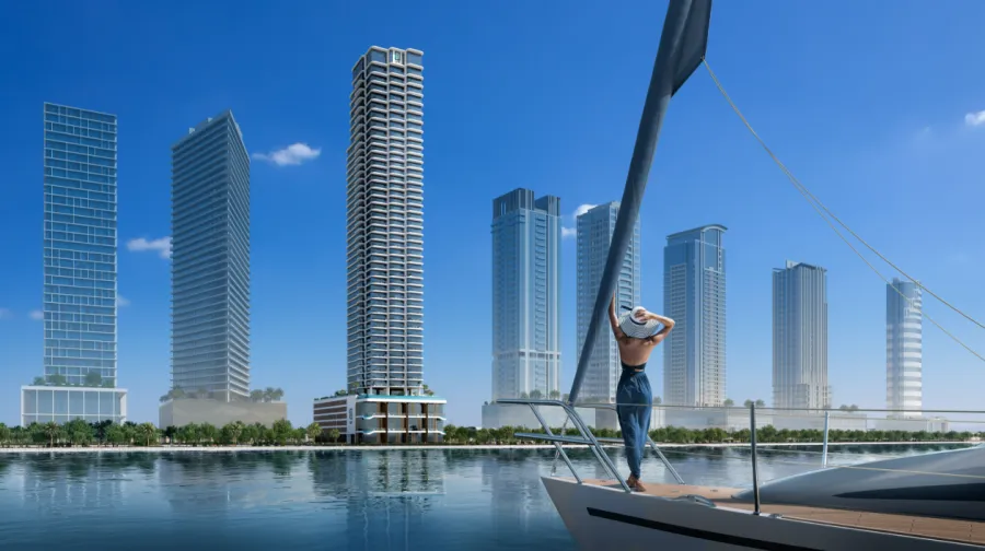 3BR Townhouse | Panoramic Sea & Marina View | LIV Waterside | AED 7.6M | Private Garden Feel