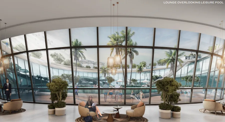 Solis Tower A – 2 Bed Type A | Community & Amenity View | Elegant & Spacious Layout