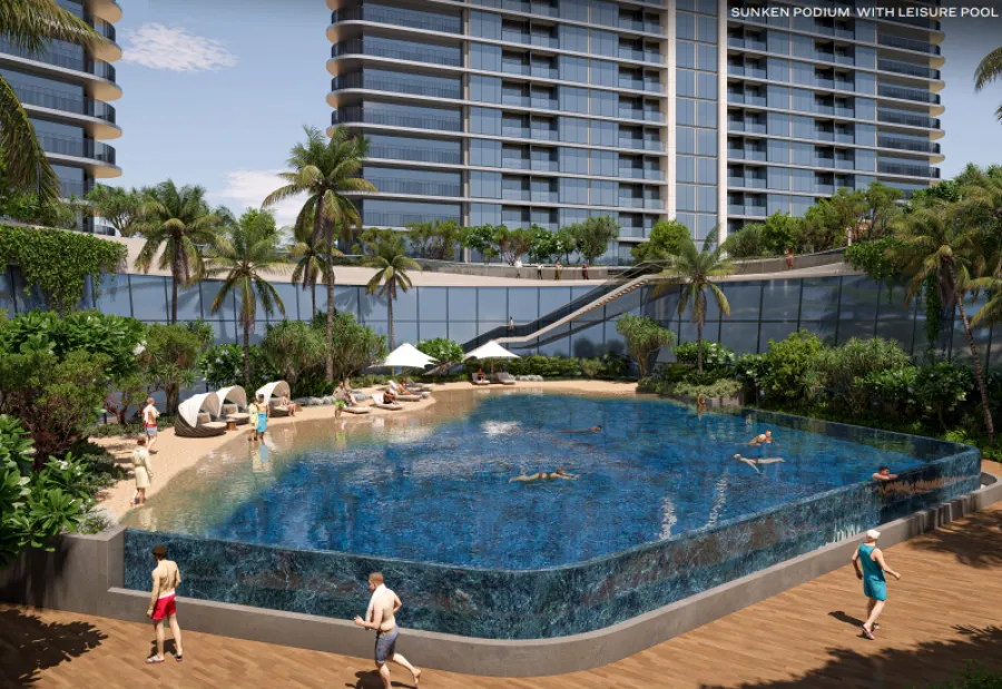 Solis Tower A – 3 Bed Type A | 180° Sports City & Community Views | With Maid Room